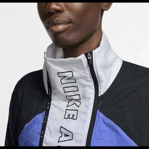 Nike Air Jacket Womens Windbreakers Size Small Full Zip Swoosh Running LT Jogger - Picture 13 of 14